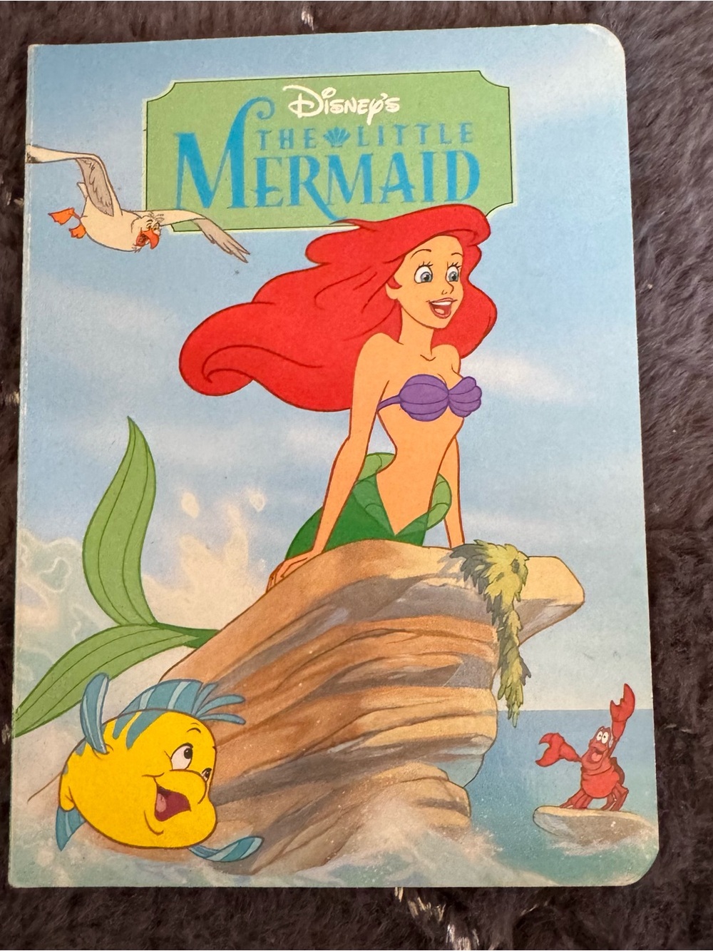 2001 Disney Little Mermaid Vintage Board Book Classic Princesses